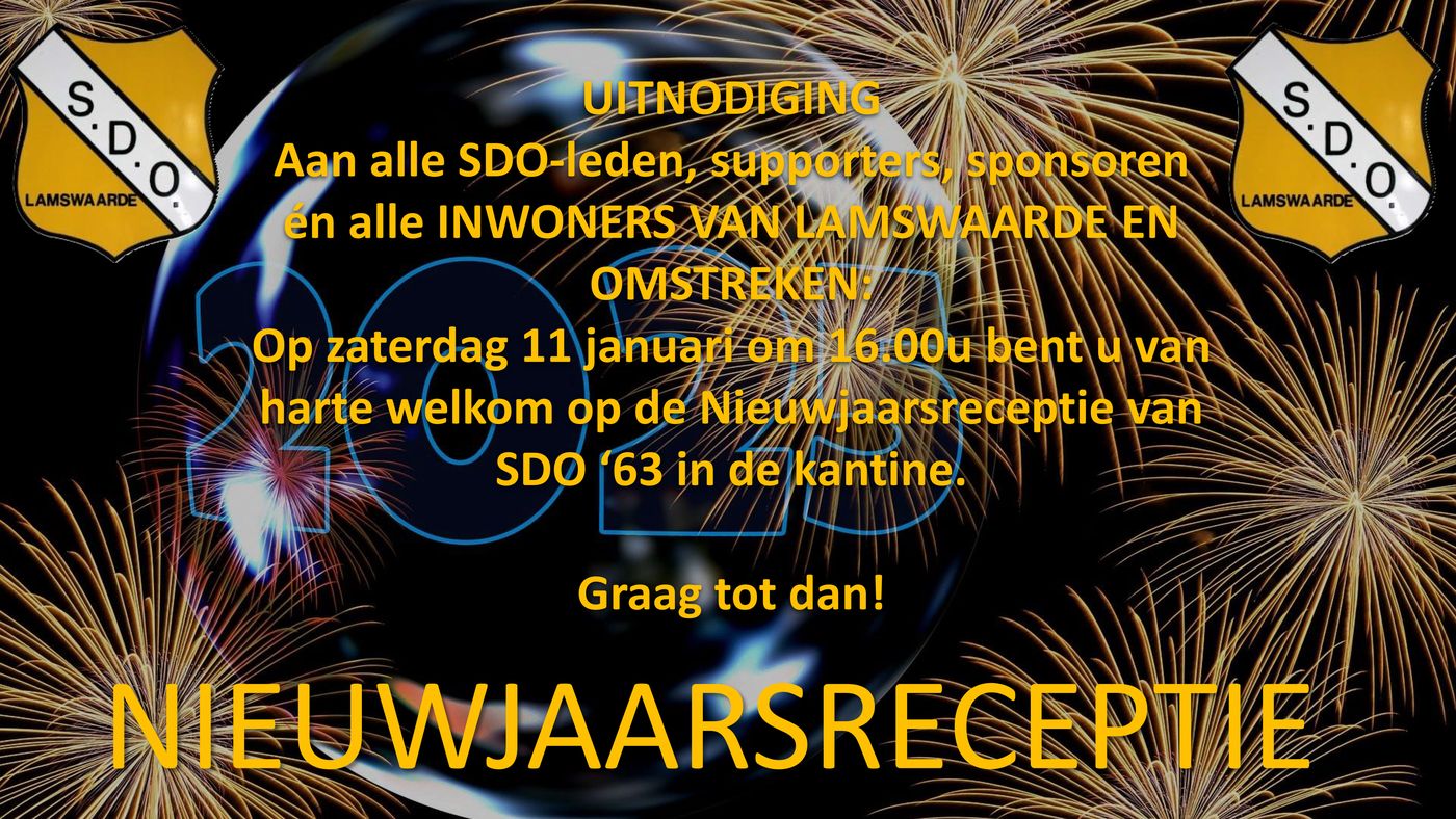 Nieuwjaarsreceptie 2025